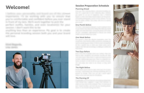 Version 2: Personal Branding Photography Client Guide | Session Prep Guide