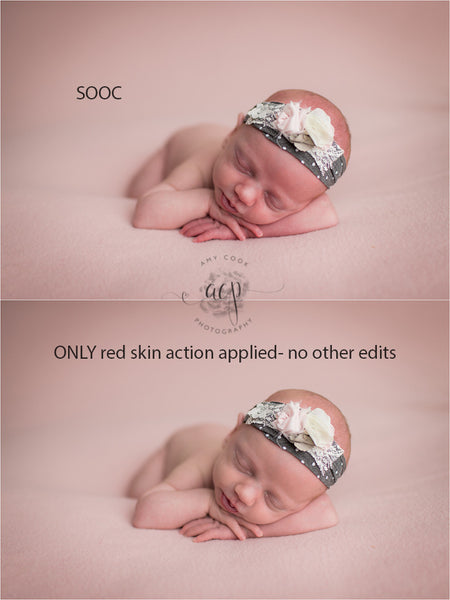 Oh Baby! What Red Skin You Have! Photoshop Action for CS-CC