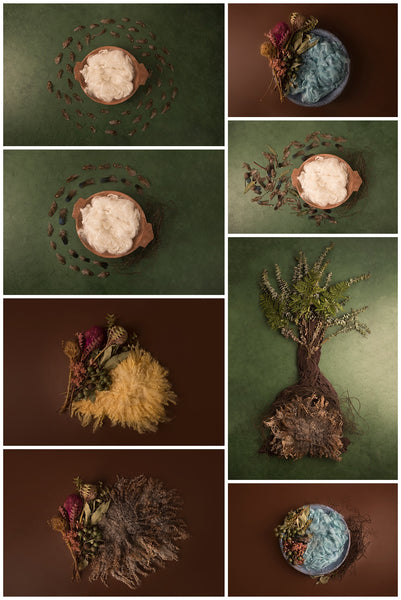 The Beautiful Newborn Boy Backdrop Collection {Includes 30 Backdrops}