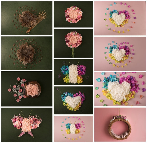 Complete Digital Newborn Backdrop Bundle + Tutorial Videos!