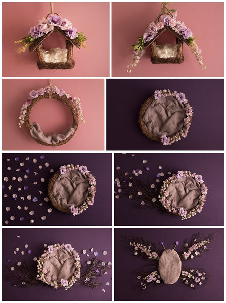 Complete Digital Newborn Backdrop Bundle + Tutorial Videos!