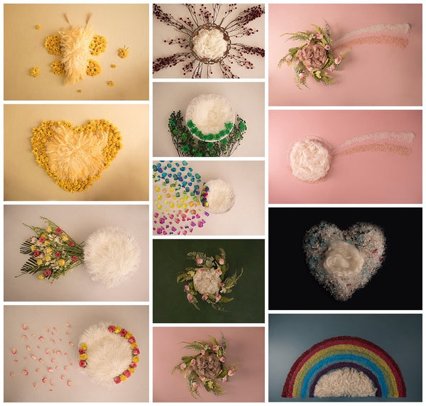 Complete Digital Newborn Backdrop Bundle + Tutorial Videos!