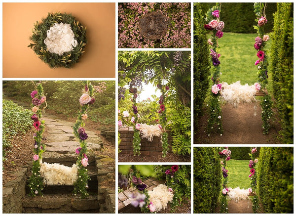 Complete Digital Newborn Backdrop Bundle + Tutorial Videos!