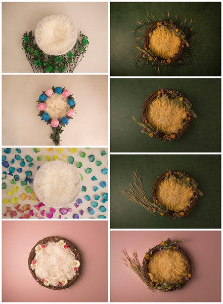 Little Nugget Newborn Girl Backdrop Collection {Includes 35 Backdrops}