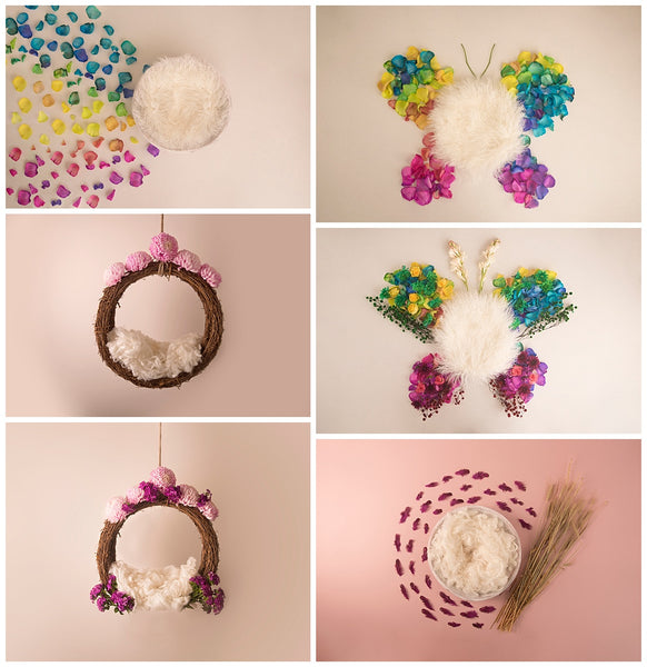 Blissful Newborn Girl Backdrop Collection {Includes 35 Backdrops}