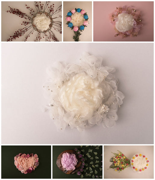 Blissful Newborn Girl Backdrop Collection {Includes 35 Backdrops}