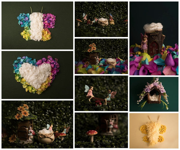 Complete Digital Newborn Backdrop Bundle + Tutorial Videos!