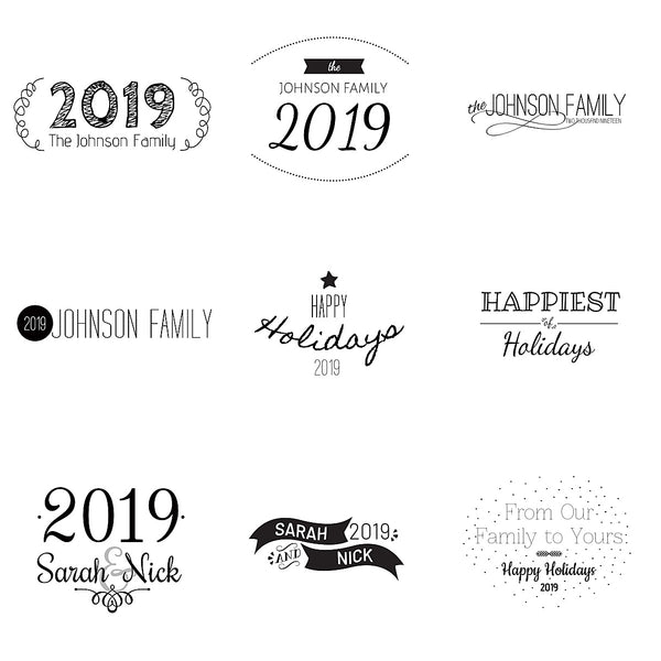 89 Holiday Text Overlays