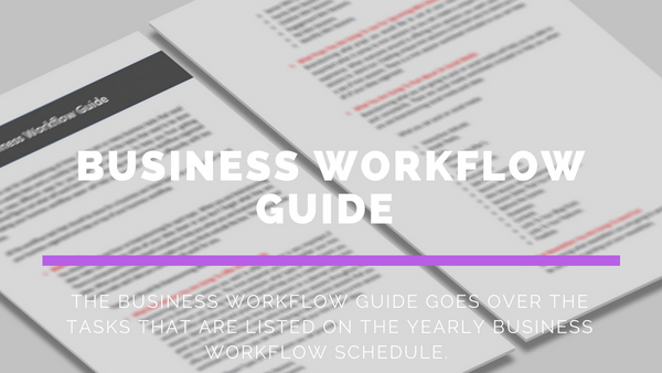 Business Workflow Schedule