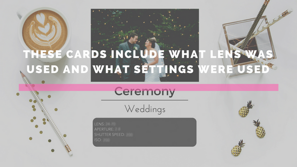 Quick Reference Cheat Cards for Weddings