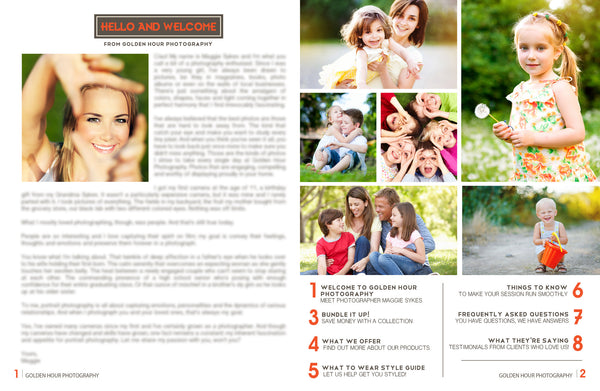 Portrait Magazine Welcome Packet Template {1st Edition}
