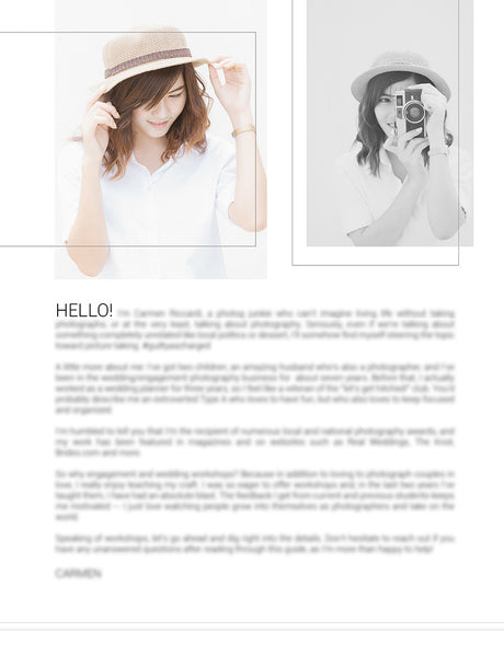 Workshop Welcome Packet Bundle