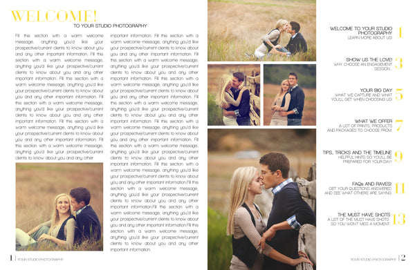 Wedding Magazine Welcome Packet Template {1st Edition}