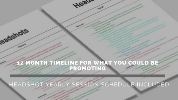 Yearly Session Schedule Toolkit: A full year's worth of sessions and when to run them!