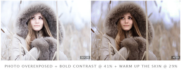 Winter Portrait Action Pack