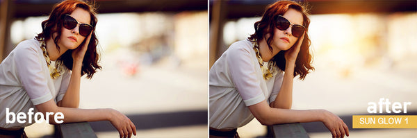 Drag and Drop Sun Glows