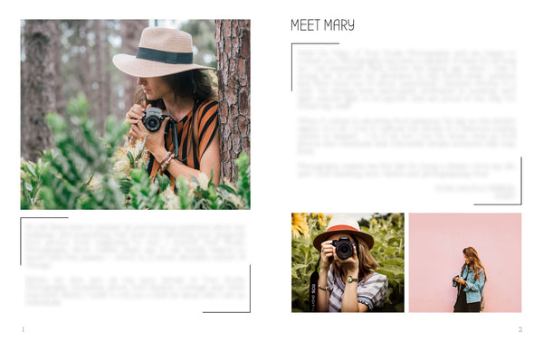 Food Photography & Restaurant Client Guide | Welcome Packet Template