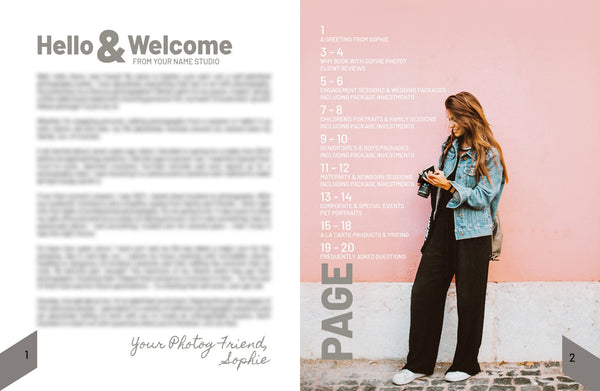 NEW & IMPROVED | All-in-One Welcome Packet Template