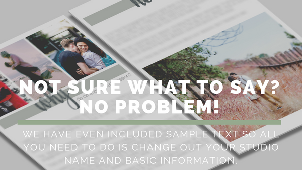 Engagement Magazine Welcome Packet Template