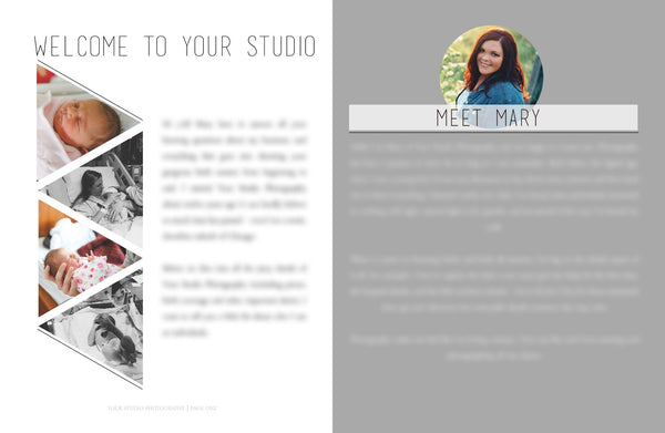 Birth Photography & Fresh 48 Welcome Packet | Client Guide Magazine