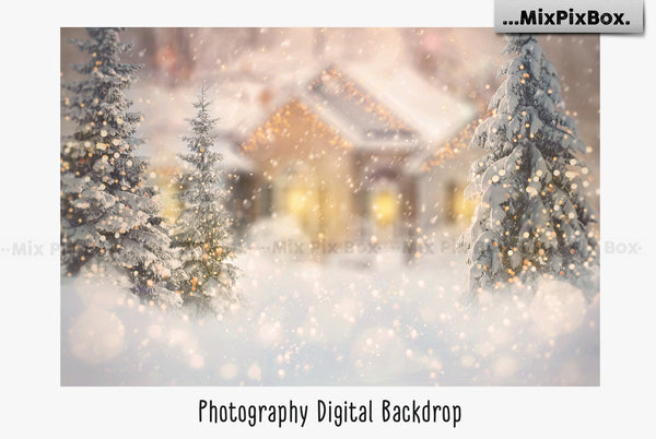 Holly Jolly Holiday Backdrops & Overlays
