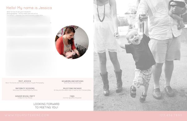 Newborn Welcome Packet Template {3rd Edition}