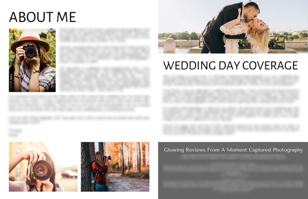 Wedding Photography Client Guide | Welcome Packet Template