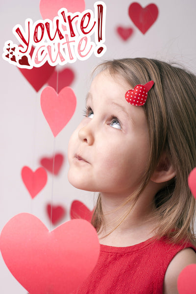 Drag and Drop Valentine Word Art