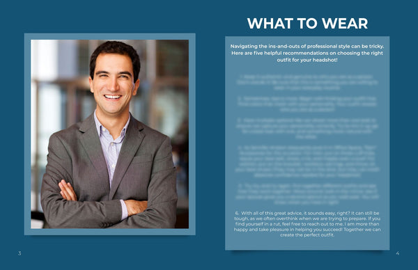 Headshot Photography Client Guide {4th Edition} | Welcome Packet Template