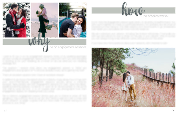 Engagement Magazine Welcome Packet Template