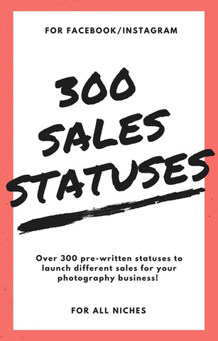 300 Sales Statuses for Facebook and Instagram