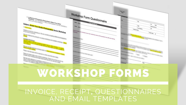 SENIOR Workshop Kit: Everything You Need to Teach A SENIOR Photography Workshop