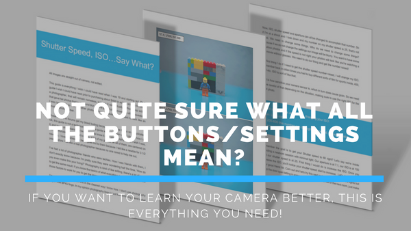 *BACK FROM THE ARCHIVES* Shutter Speed, ISO, White Balance, Aperture.... SAY WHAT?!