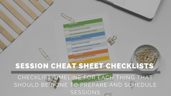 Yearly Session Schedule Toolkit: A full year's worth of sessions and when to run them!