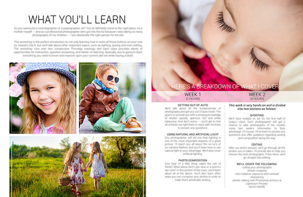 Workshop Welcome Packet Bundle