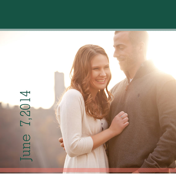 Engagement Guest Book Album Template