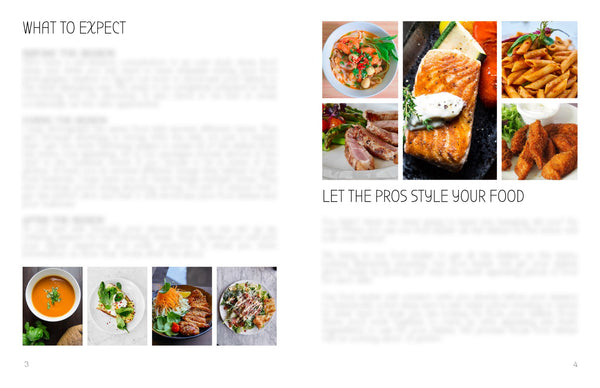 Food Photography & Restaurant Client Guide | Welcome Packet Template