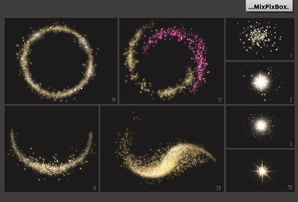 500+ Magical Photo Overlays & Backdrops, Water Splash, Smoke Bomb, Confetti, Magic Wands + more!