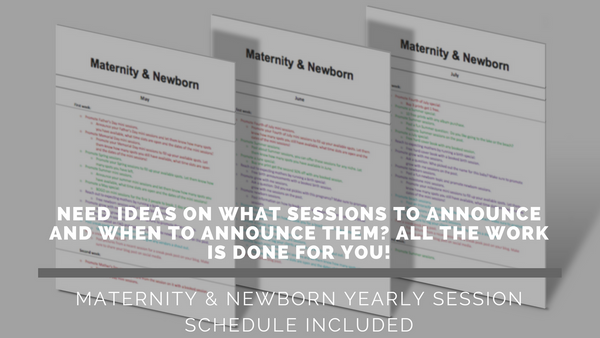 Yearly Session Schedule Toolkit: A full year's worth of sessions and when to run them!