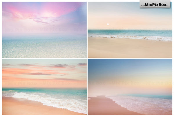 Photo Overlay Bundle: Beach Backgrounds, Dirt Explosion, Stadium Light, Animal Overlays, Ribbon, Floral + more!