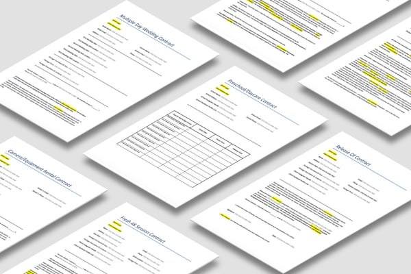 42 Contracts for Photographers