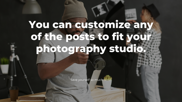 December Social Media Content for Photographers *Copy-Paste-Post*  Already done for you!