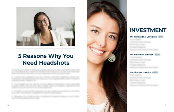 Headshot Photography Client Guide {4th Edition} | Welcome Packet Template