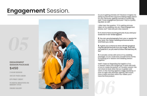 Portrait Client Guide, Welcome Packet Template, Magazine Template