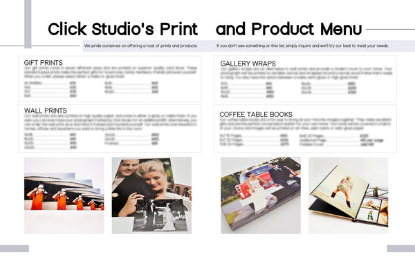 Pricing and Product Description Pages