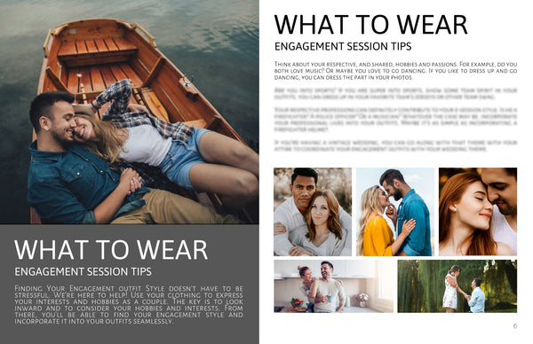 Engagement Session Prep Guide, Engagement Client Guide