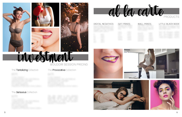 Boudoir Client Guide and Session Planning Guide