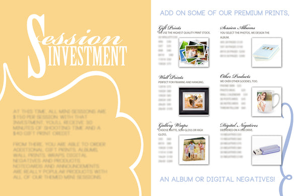 Mini Session Welcome Packet Template {1st Edition}