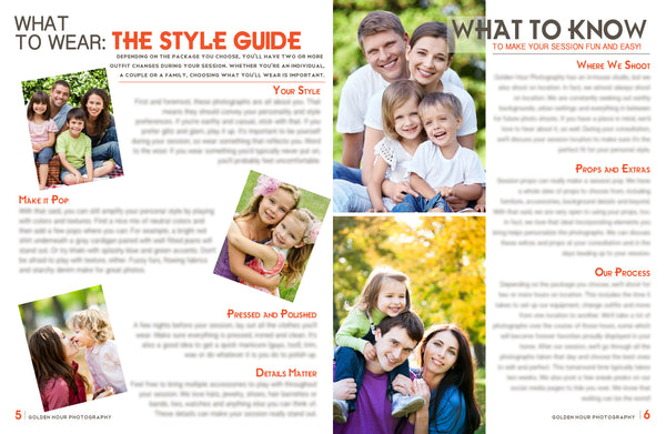 Portrait Magazine Welcome Packet Template {1st Edition}