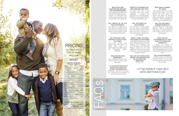 Workshop Welcome Packet Bundle